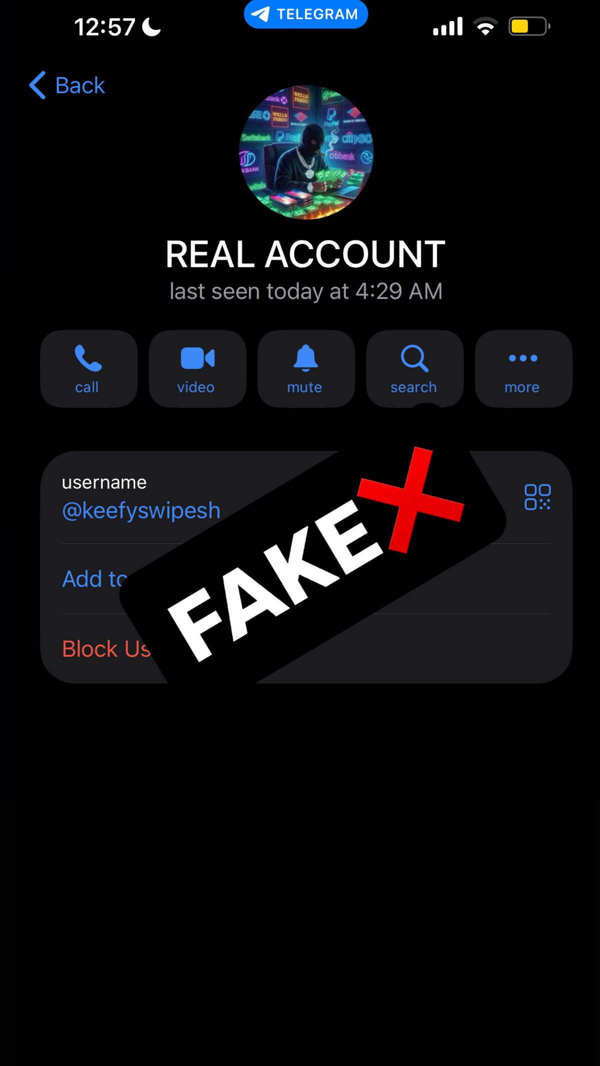 BEWARE OF FAKES