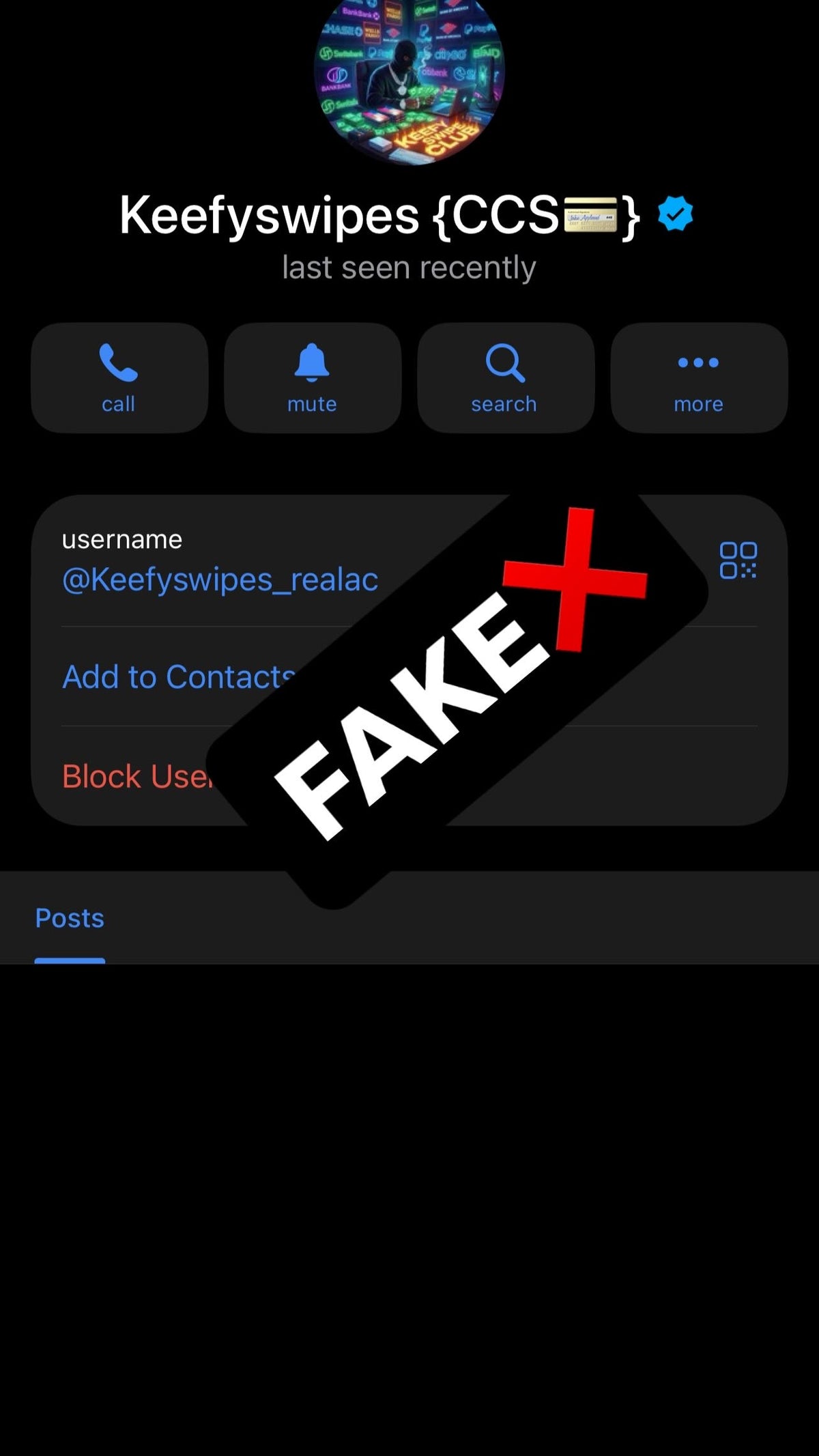 BEWARE OF FAKES