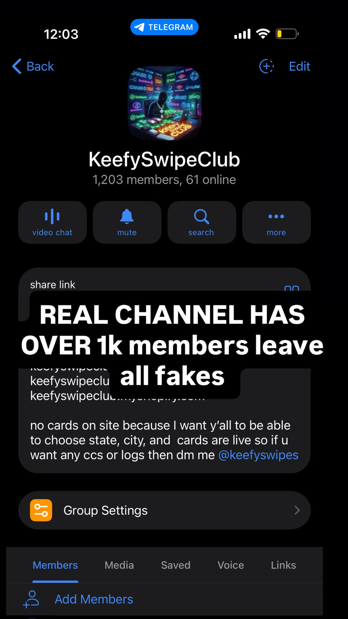 BEWARE OF FAKES