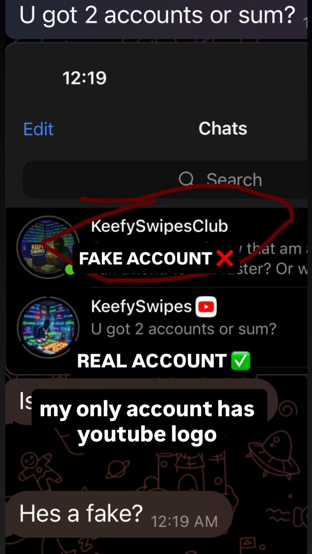 BEWARE OF FAKES